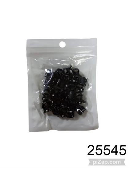 Imagen de MINI BROCHES NEGROS X25UND 3.26